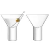 LSA Vodka Cocktail Glass - Clear 240ml (Set of 2) - Image 1