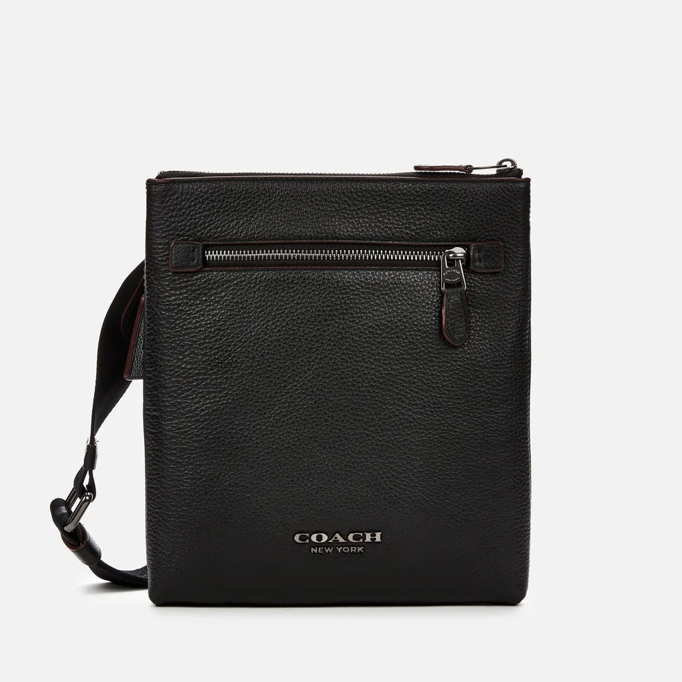 Coach Men's Metropolitan Soft Small Messenger Bag - Black Image 1