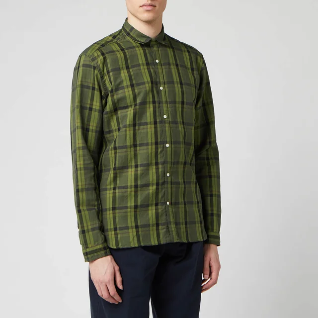 Oliver Spencer Men's Clerkenwell Tab Shirt - Green