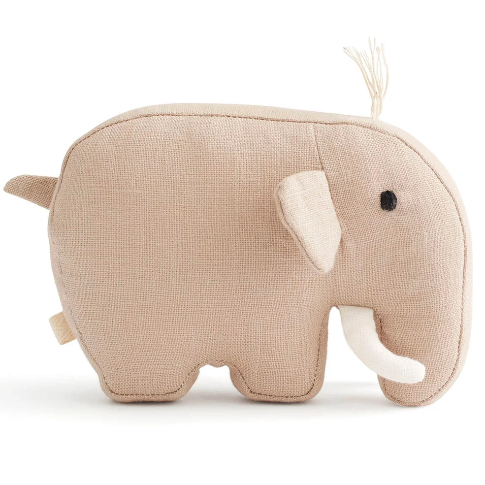 Kids Concept Linen Soft Toy - Mammoth Image 1
