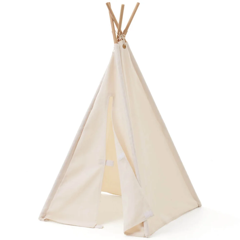 Kids Concept Mini Tipi Tent - Off White Image 1