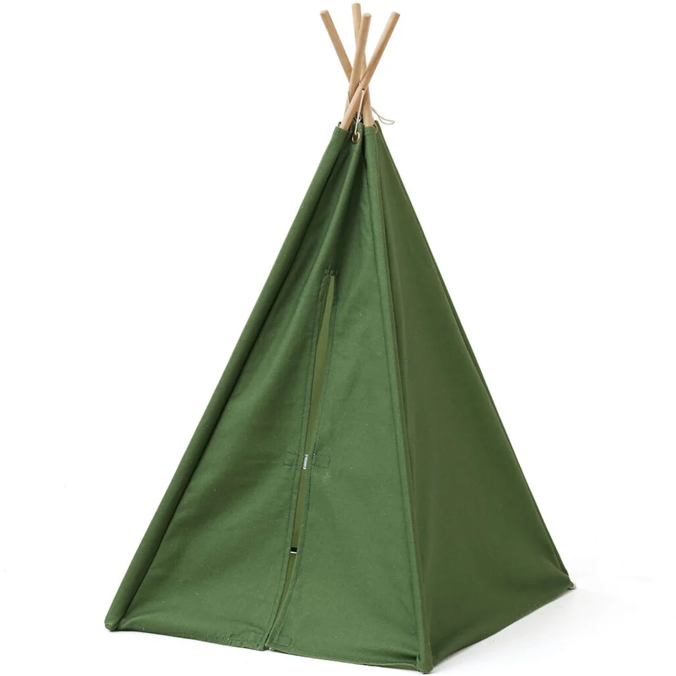 Kids Concept Mini Tipi Tent - Green Image 1