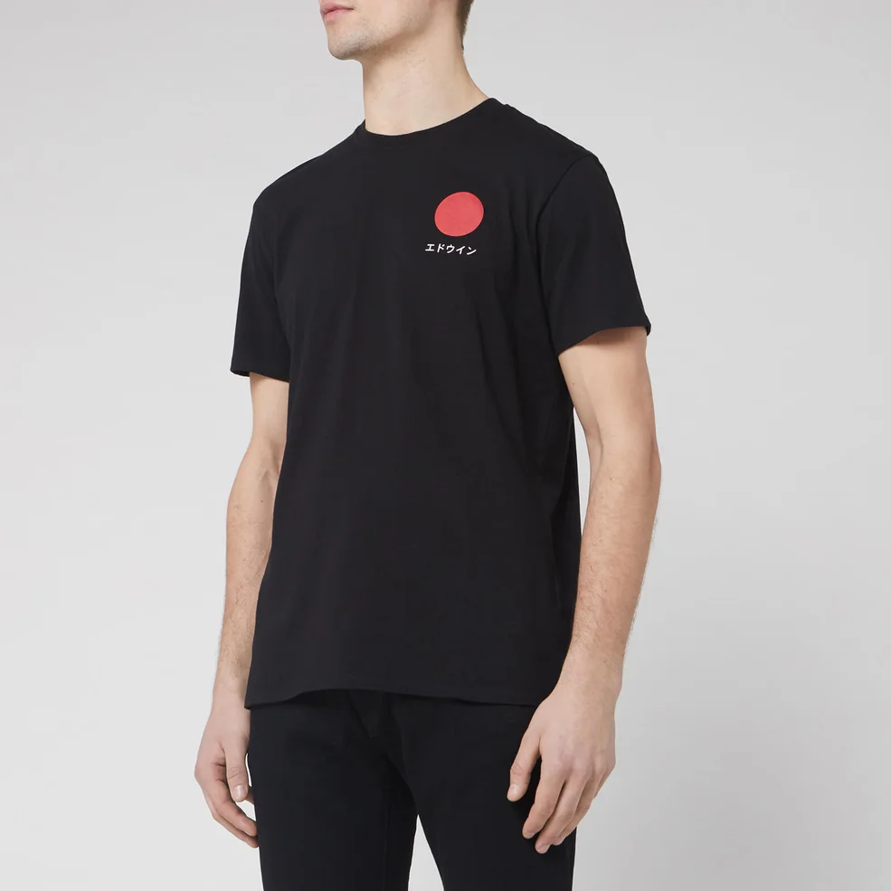 Edwin Men's Japenese Sun T-Shirt - Black Image 1