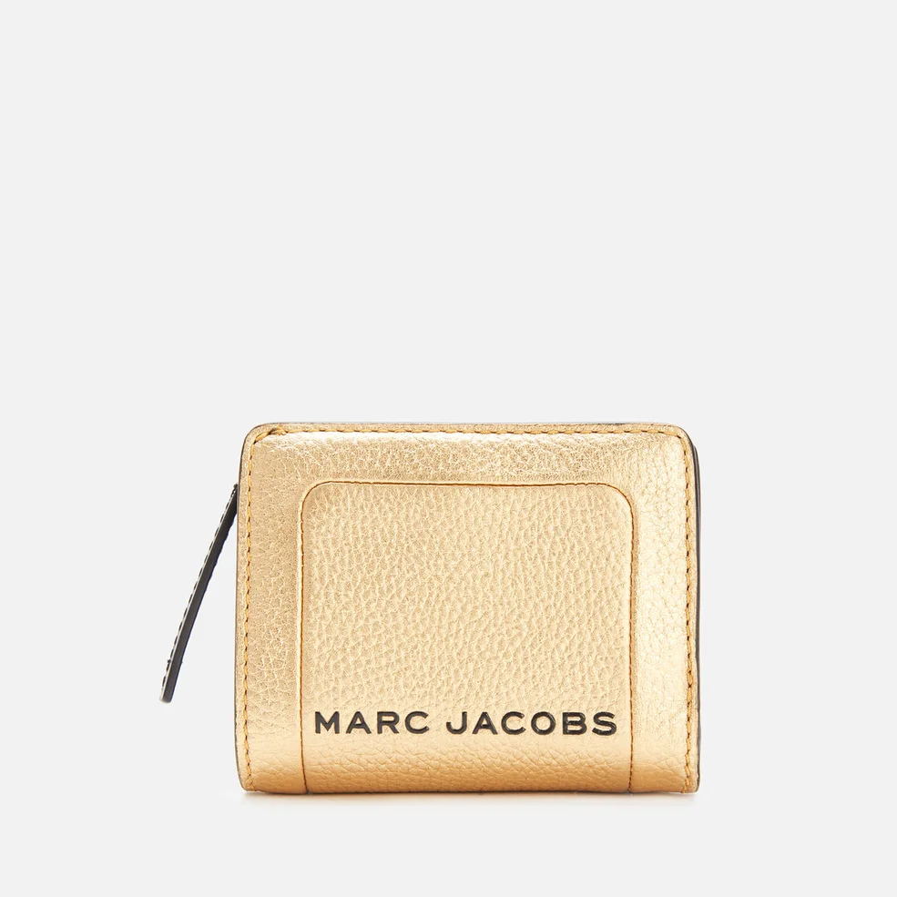 Marc Jacobs Women's Mini Compact Wallet - Gold Image 1