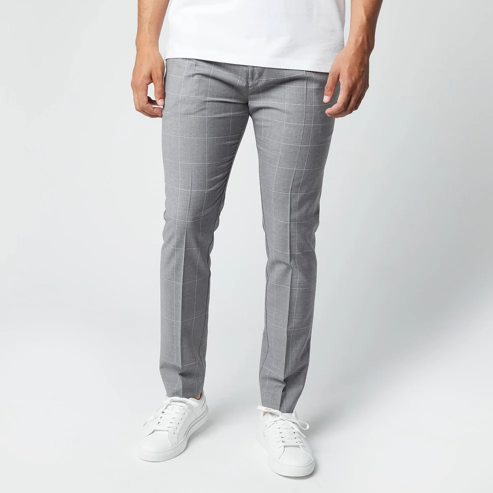 HUGO Men's Zennet202 Trousers - Open Grey Image 1