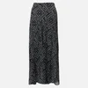 RIXO Women's Kelly Midi Skirt - Black Square Floral - Image 1