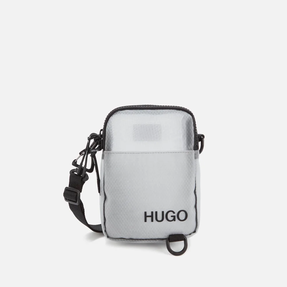 HUGO Men's Cyber Zip Pouch - Grey Image 1