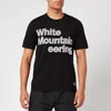 White Mountaineering Men's Printed Stitched Logo T-Shirt - Black - Image 1
