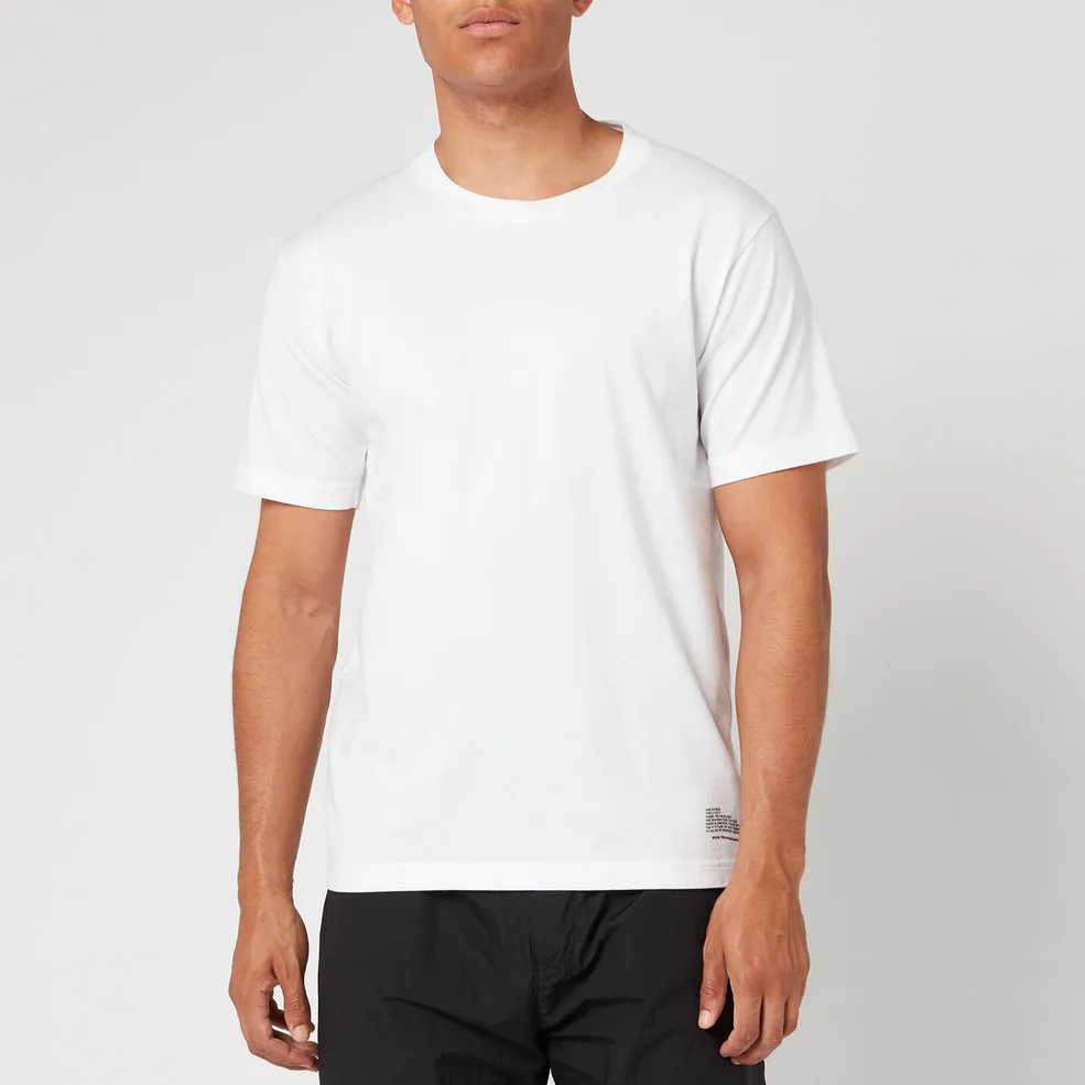 White Mountaineering Men's Logo Printed T Shirt - White Image 1