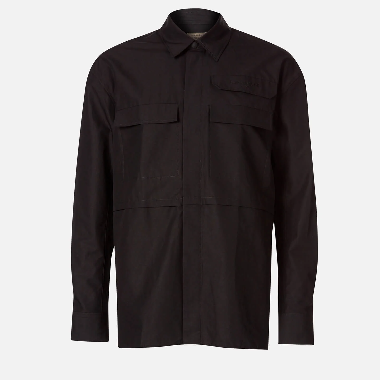 Maison Kitsuné Men's Multi Pocket Overshirt - Black Image 1