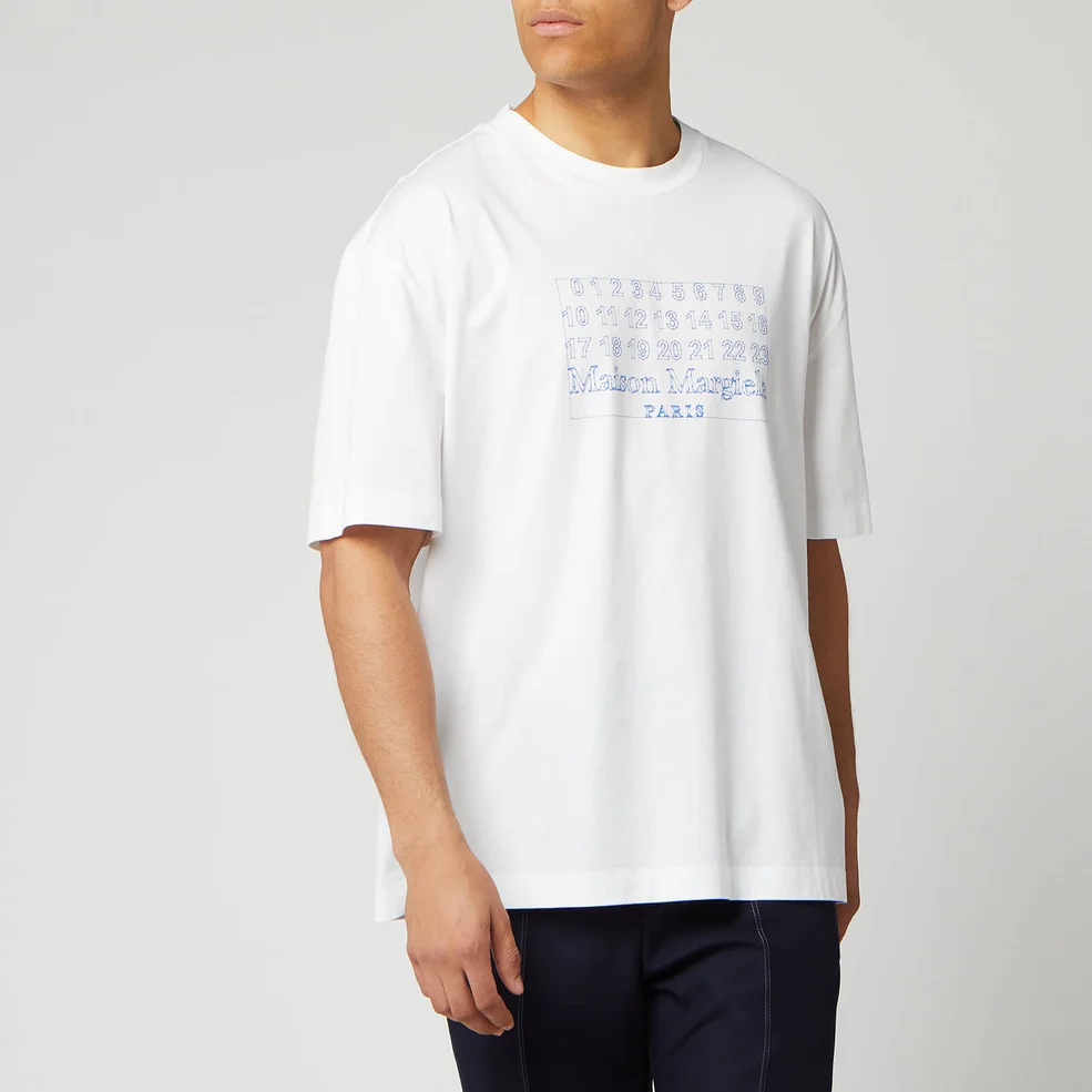 Maison Margiela Men's Mako Cotton Jersey T-Shirt - White Image 1