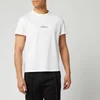 Maison Margiela Men's Embroidered Logo T-Shirt - White - Image 1