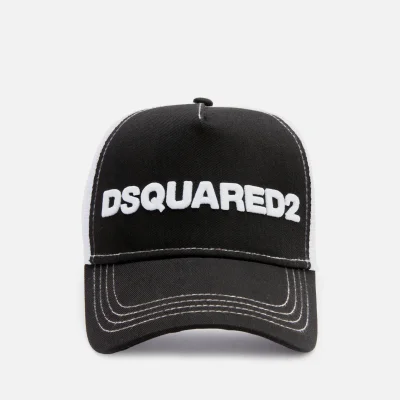 Dsquared2 Men's Snap Back Baseball Cap - Nero Bianco