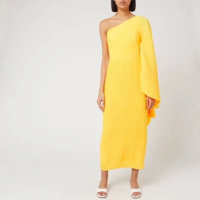 Solace London Women's Lila Midi Dress - Yellow