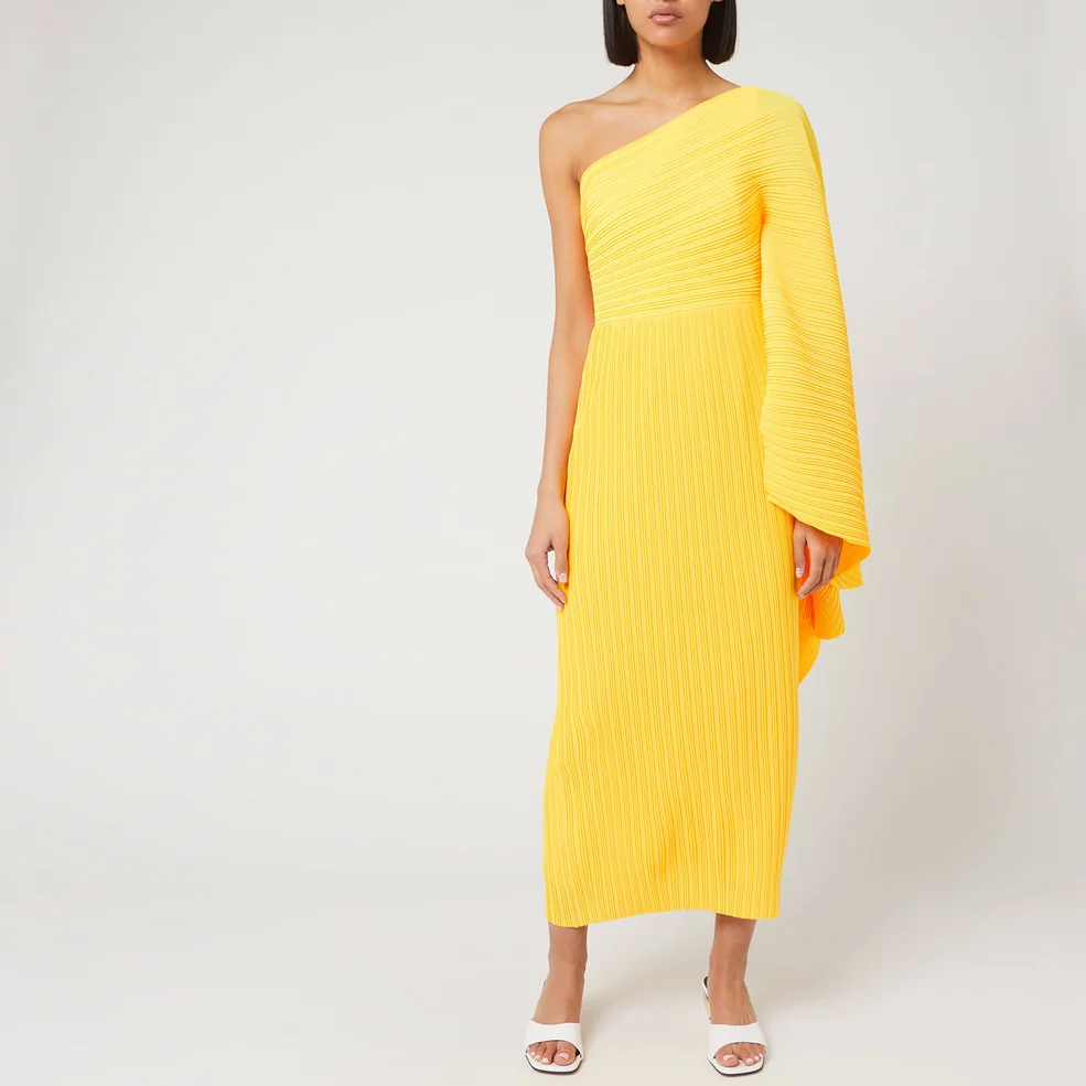 Solace London Women's Lila Midi Dress - Yellow Image 1