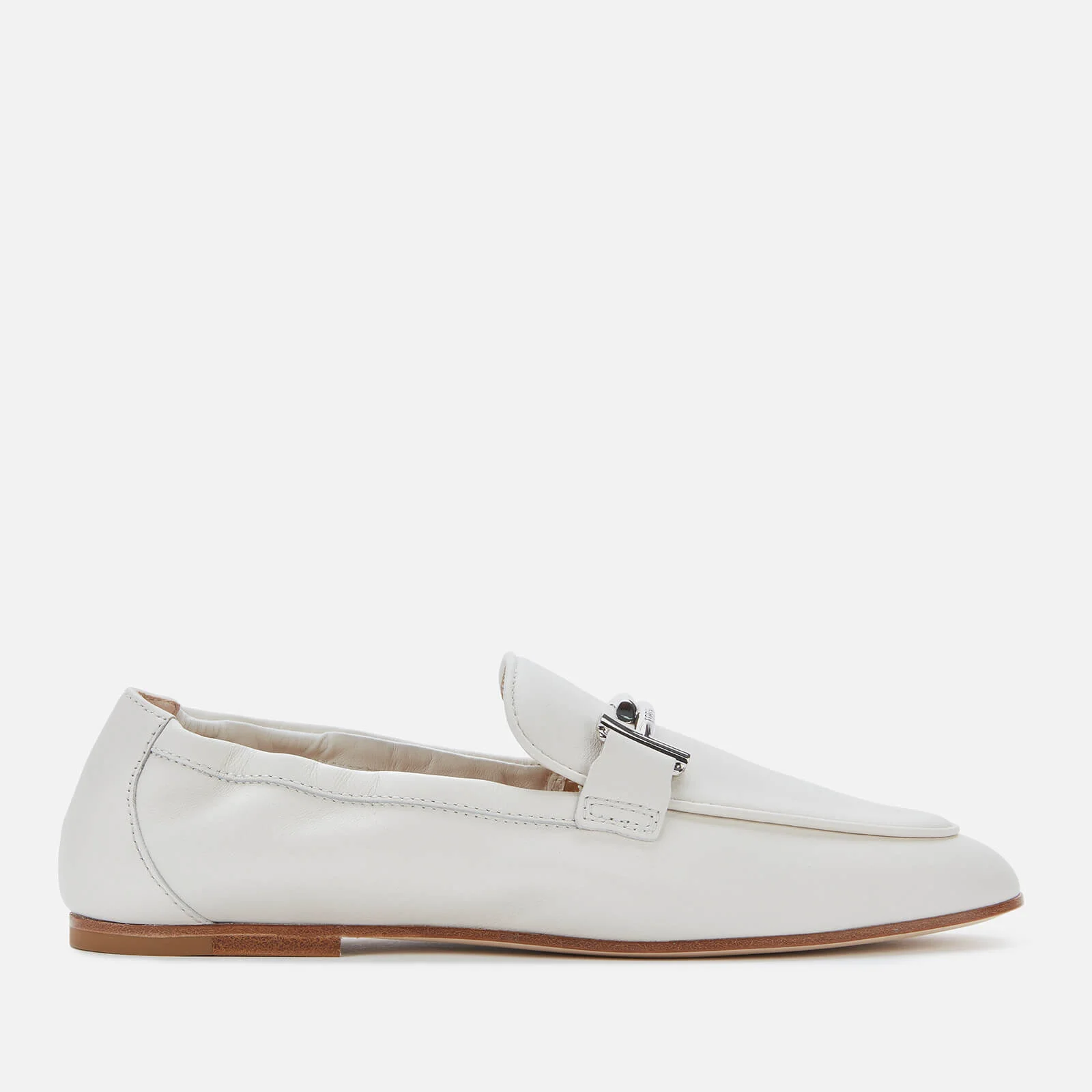 Tod's Women's Leather Loafers - White Image 1