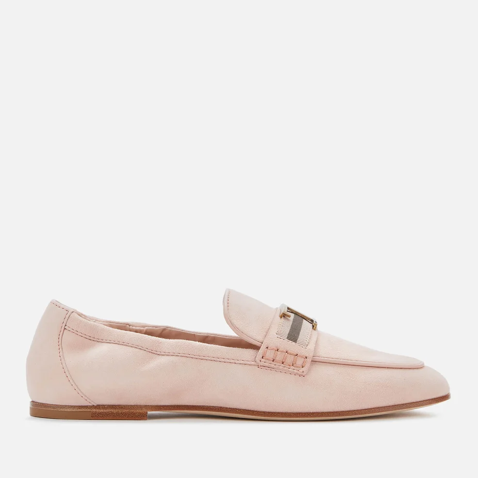 Tod's Women's Suede T Loafers - Pink Image 1