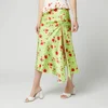 De La Vali Women's Caroline Midi Skirt - Green Rose - Image 1