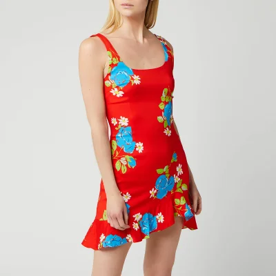 De La Vali Women's Christbel Mini Dress - Red Floral