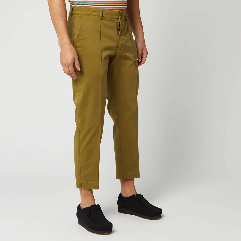 YMC Men's Hand Me Down Trousers - Olive Image 1