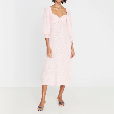 Faithfull The Brand Women's Mathilde Midi Dress - Pink
