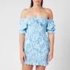 Faithfull The Brand Women's Magnolia Mini Dress - Roos Tie Dye Blue - Image 1