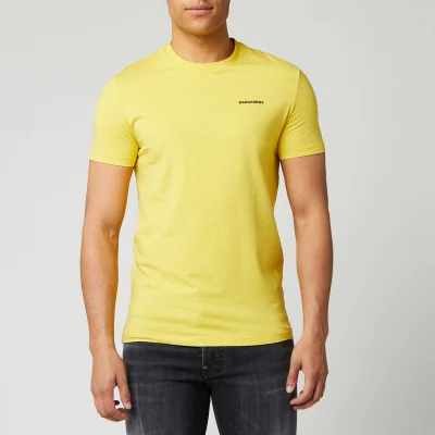 Dsquared2 Men's Chest Logo Melange T-Shirt - Yellow