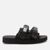 Suicoke Moto-Cab Nylon Slide Sandals - Black - Image 1