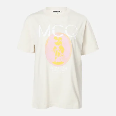 McQ Alexander McQueen Women's Boyfriend T-Shirt - Grey Rain