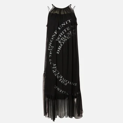 McQ Alexander McQueen Women's Printed Suzuka Maxi Dress - Black