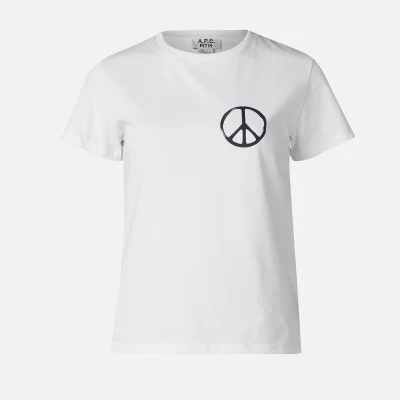 A.P.C. Women's Peace T-Shirt - White