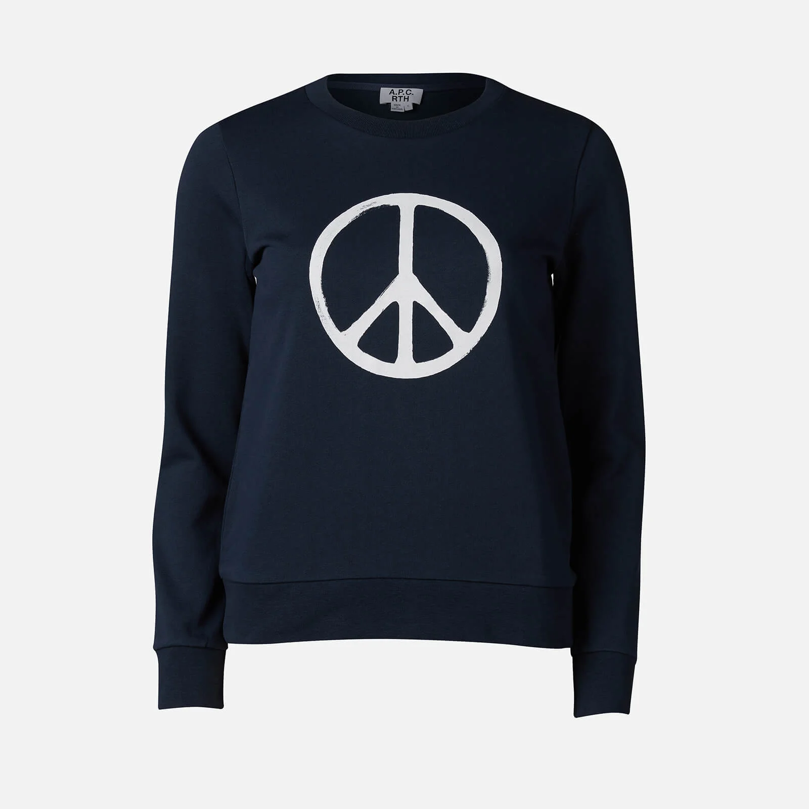 A.P.C. Women's Peace Sweatshirt - Dark Navy Image 1