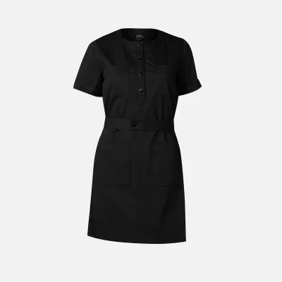 A.P.C. Women's Seraphie Dress - Dark Navy