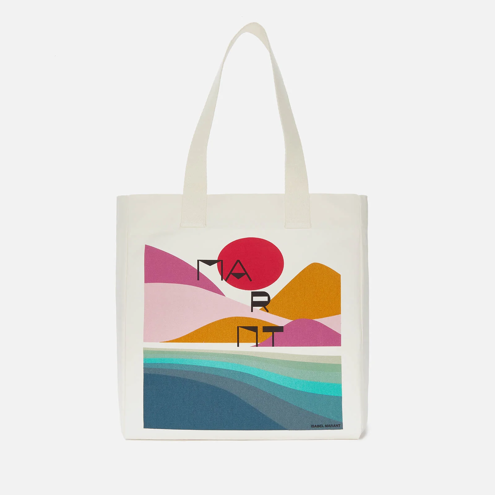 Isabel Marant Women's Graphic Sunset Tote Bag - Ecru Image 1