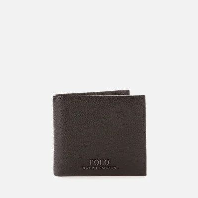 Polo Ralph Lauren Men's Billfold Wallet with Coin Pouch - Black