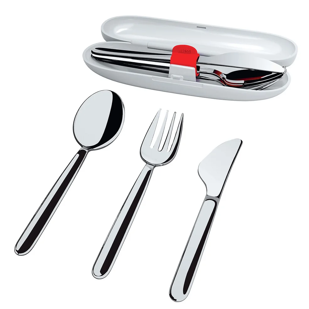 Alessi Travel Cutlery - Silver Image 1