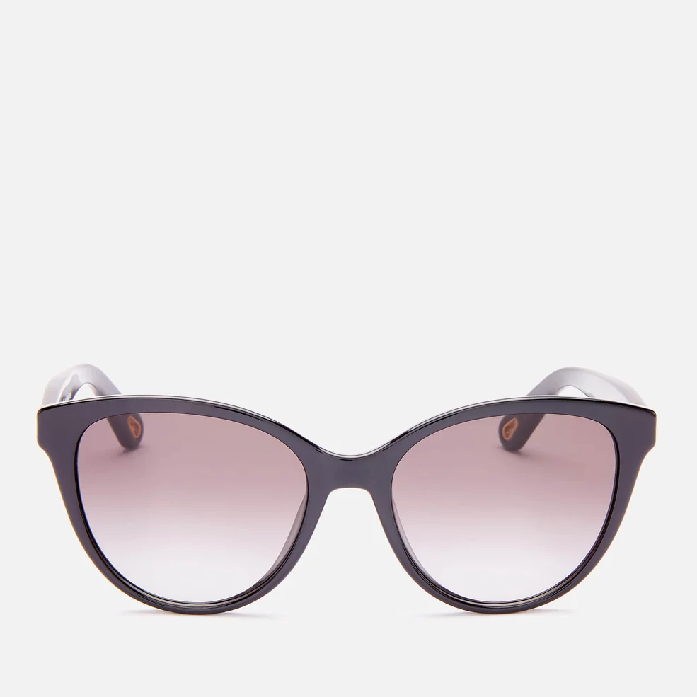 Chloé Women's Cat Eye Acetate Sunglasses - Black Image 1