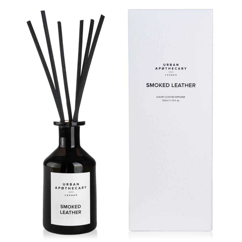 Urban Apothecary Smoked Leather Luxury Diffuser - 200ml Image 1