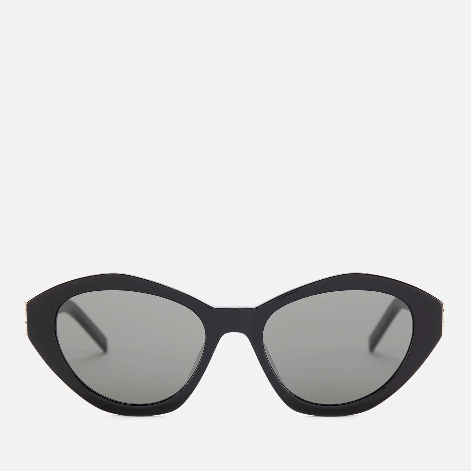 Saint Laurent Women's Cat Eye Acetate Sunglasses - Black/Grey Image 1
