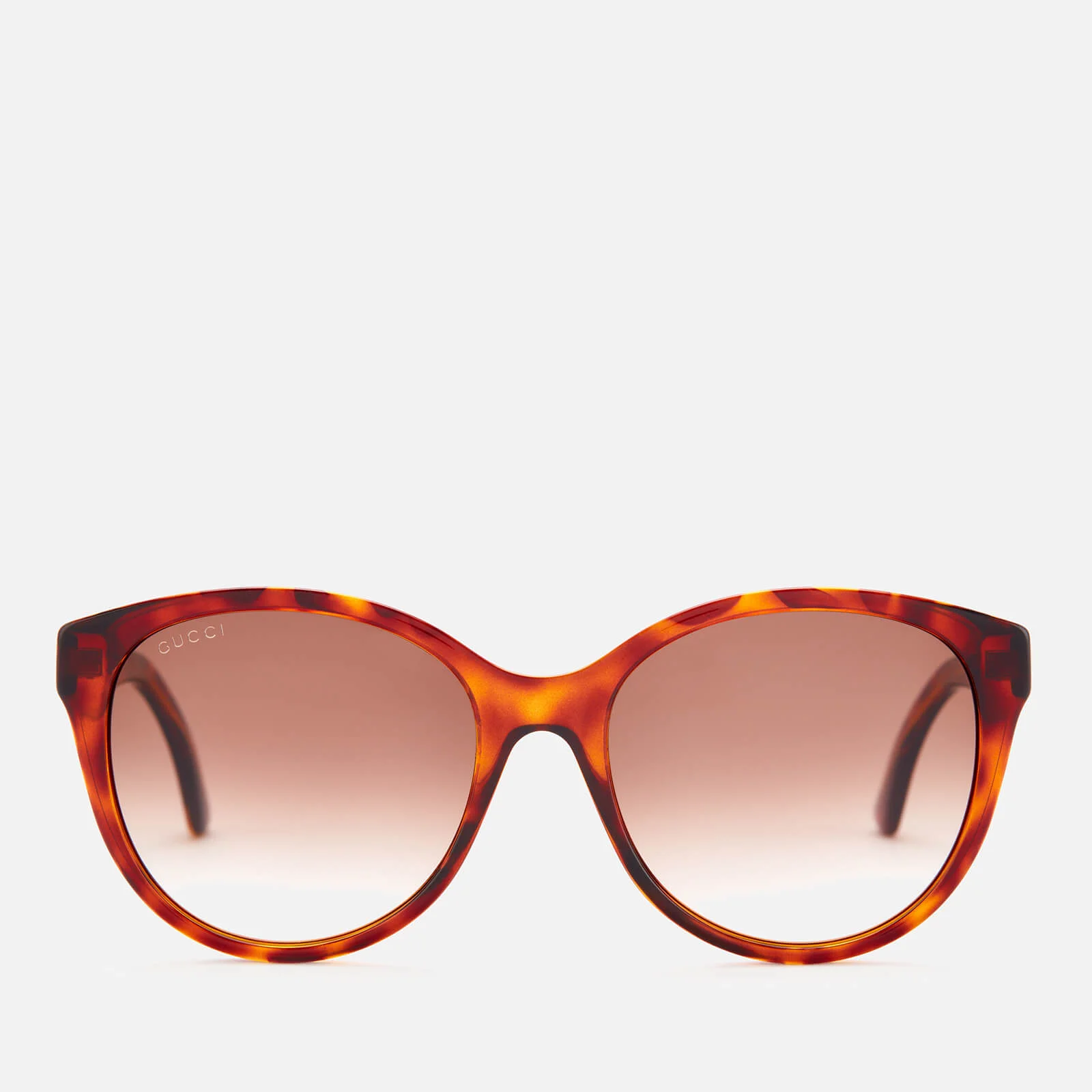 Gucci Women's Oversized Acetate Frame Sunglasses - Havana/Brown Image 1