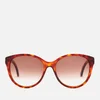 Gucci Women's Oversized Acetate Frame Sunglasses - Havana/Brown - Image 1