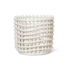 Ferm Living Ceramic Basket - Off White - Large - Image 1
