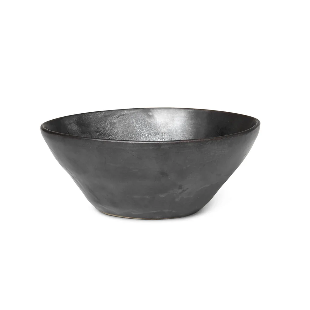 Ferm Living Flow Bowl - Black - Medium Image 1