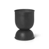Ferm Living Hourglass Pot - Black/Dark Grey - Extra Small - Image 1