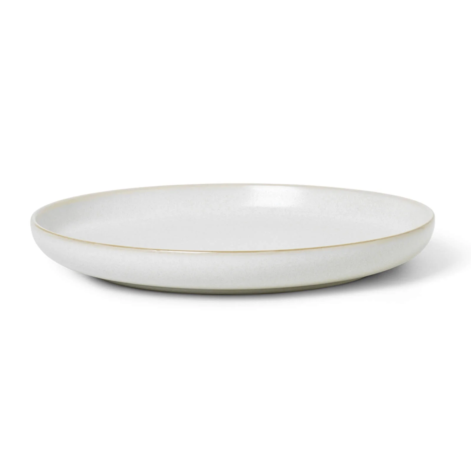 Ferm Living Sekki Plate - Cream - Large Image 1