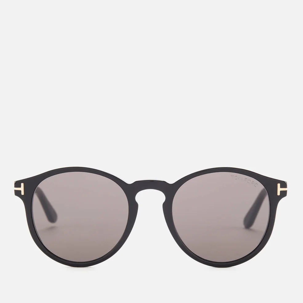 Tom Ford Men's Ian Soft Rounded Sunglasses - Black Image 1