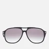 Tom Ford Men's Raoul Acetate Navigator Sunglasses - Black - Image 1