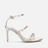 Sophia Webster Women's Rosalind Gem Mid Heeled Sandals - Silver/Crystal - Image 1