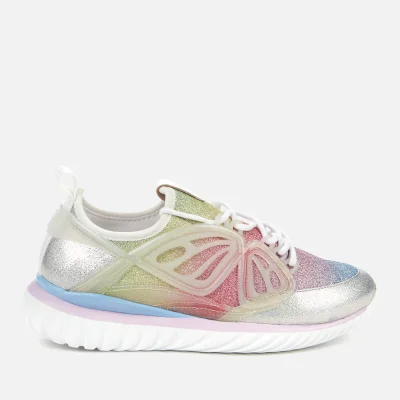 Sophia Webster Women's Fly-By Running Style Trainers - Silver/Pastel