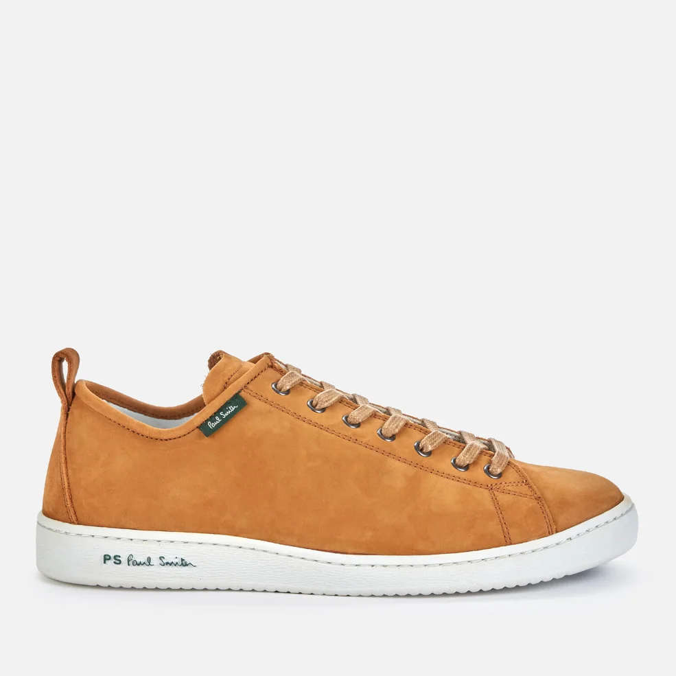 PS Paul Smith Men's Miyata Leather Low Top Trainers - Tan Image 1